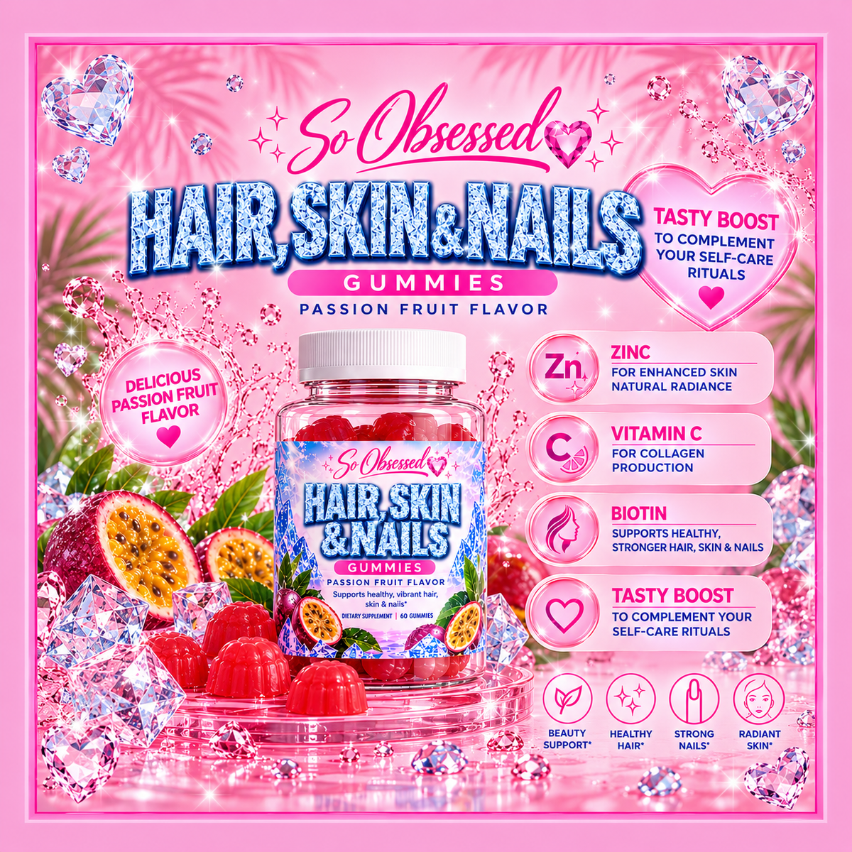 Hair, Skin & Nails Gummies
